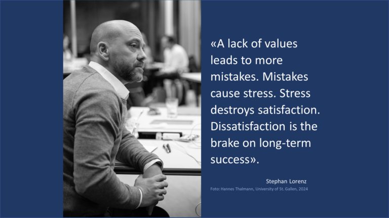 Leadership – value-driven mindset