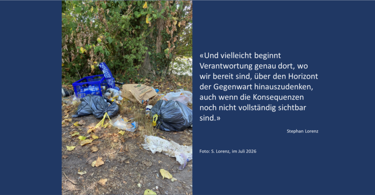 Die Spur, die wir hinterlassen